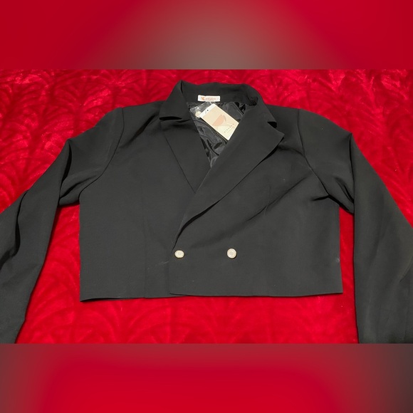 NWT Large Black Skort Suit Measurements in pics Stylish Professional Cute Flare - Picture 16 of 17